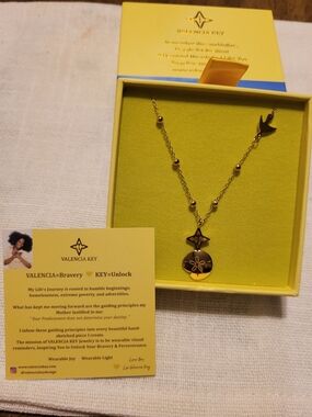 VALENCIA KEY x Kerstin Lindquist Sand Dollar Charm Necklace